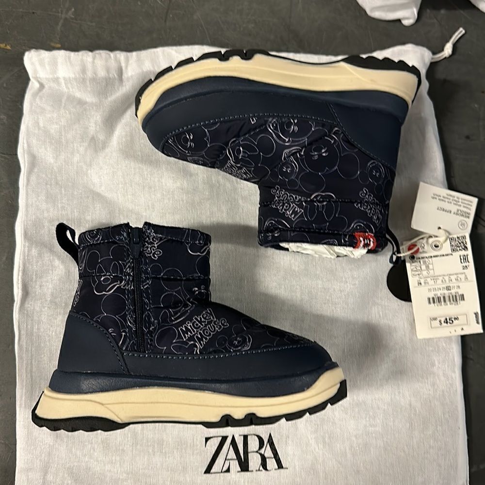 ZARA Kids | Blue | MICKEY MOUSE © DISNEY BOOTS - Picture 6 of 10